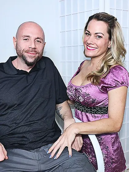 American sexy blonde milf