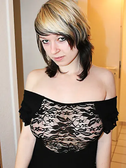 Sexy chick black nude