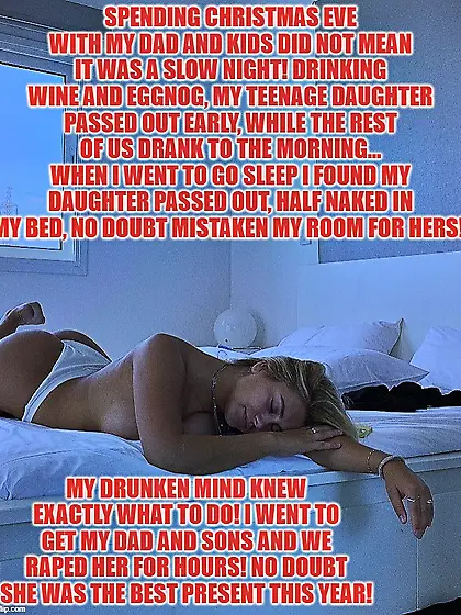 Merry X-Mas Captions (Evil/Incest)